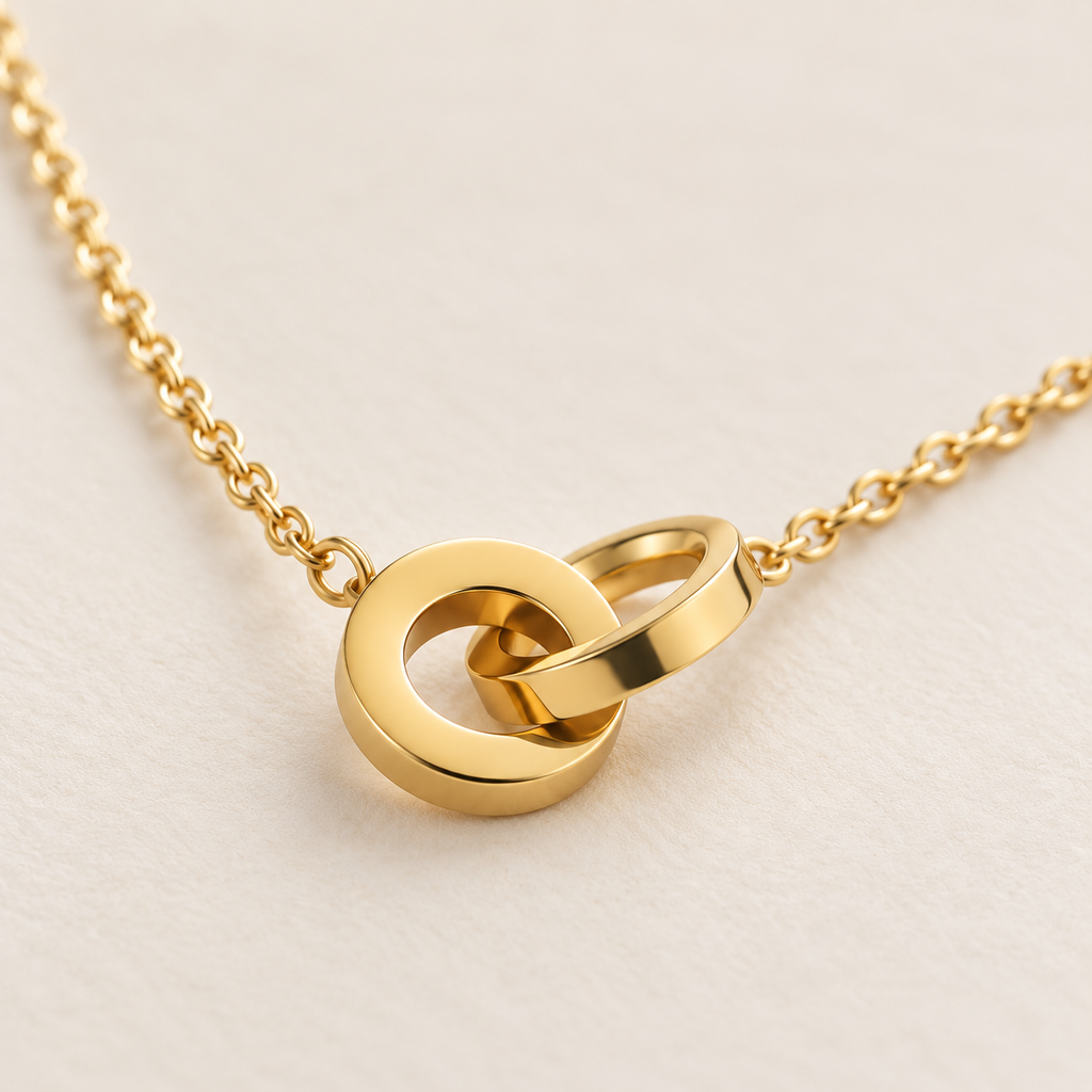 Xoxo — Collar de aros entrelazados