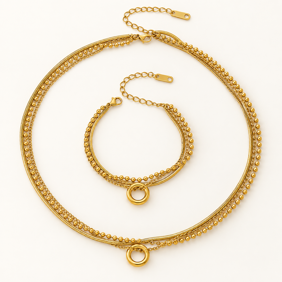 Áurea — Conjunto de collar y pulsera ✨