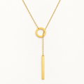 Alba — Collar dorado en Y