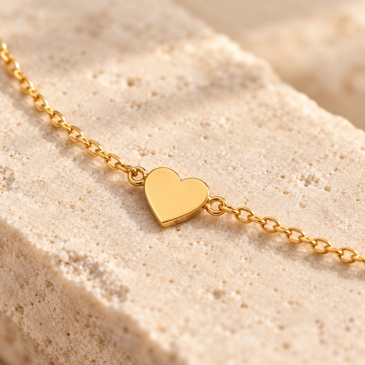 Amor de Arena — Tobillera dorada