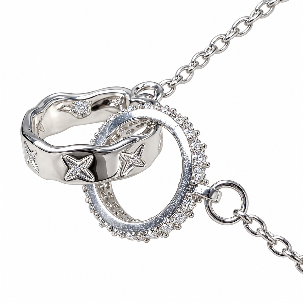 Afterglow | Collar de círculos entrelazados